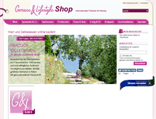 Tablet Screenshot of genuss-lifestyle.com